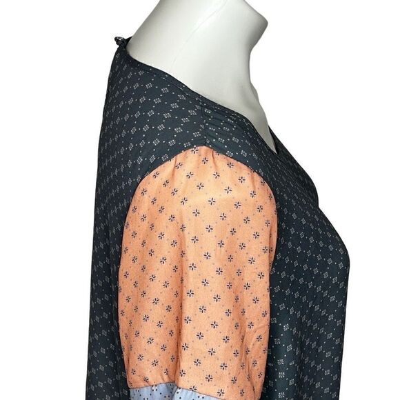 ModCloth mixed fresh daily short sleeve top size XL - Picture 6 of 13